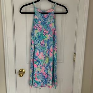 Lilly Pulitzer never been worn shift dress medium with tassels